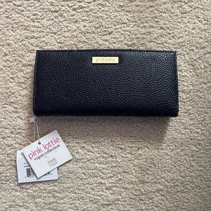NWT! Pink Lottie Vegan Leather Fold Wallet